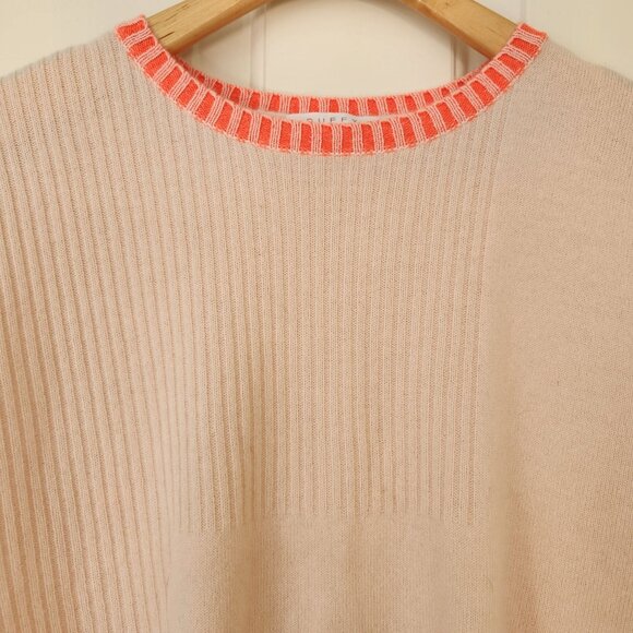 Duffy Cashmere Boxy Sweater Pink Orange Sleeveless Soft Feminine Pastel Cute - Picture 6 of 11